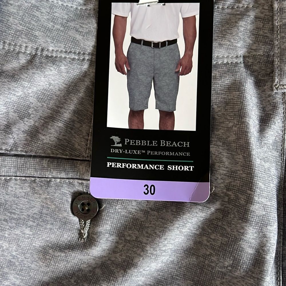 Pebble Beach Men's Dry-Luxe Performance Golf Shorts